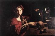 unknow artist Allegory of the Vanity of Earthly Things Germany oil painting artist